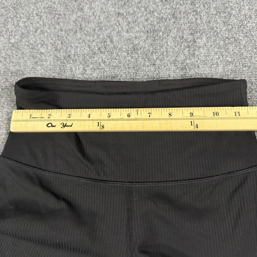 Lululemon Wunder Train High Rise Crop Leggings Womens 4 Black 23